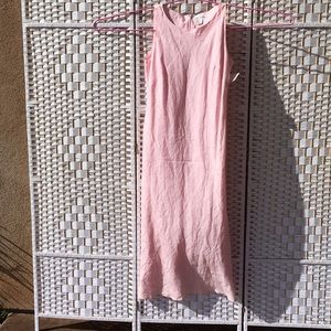 Maxi Lined Linen Dress